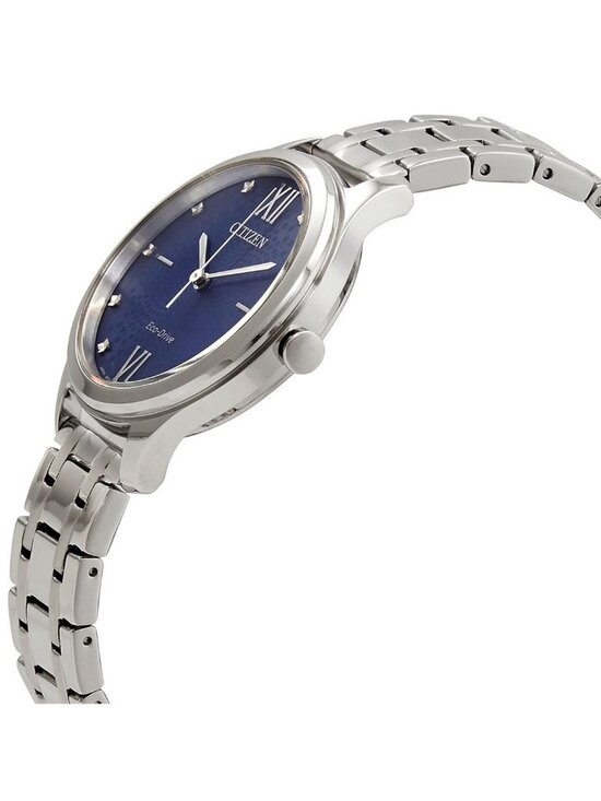 NWT Citizen Eco-Drive Blue Dial Elegant Ladies Watch